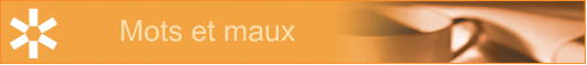 Mots et maux